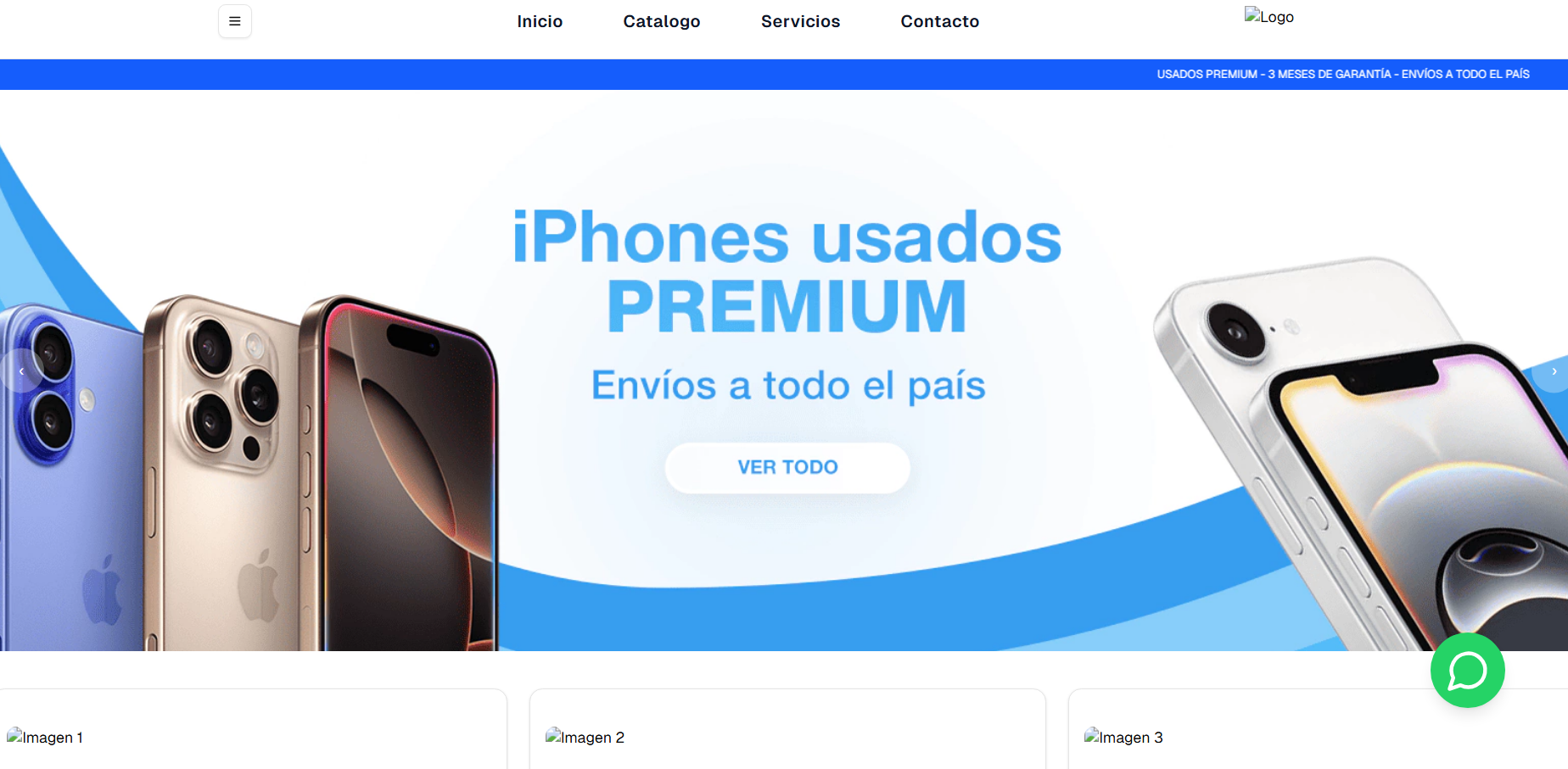 E-Commerce generico estilo Apple Store